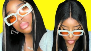 Mix Color Highlight Middle Part Lace Closure Wig Install Ft. Luvmehair (2022) #Lacewigs #Closurewig