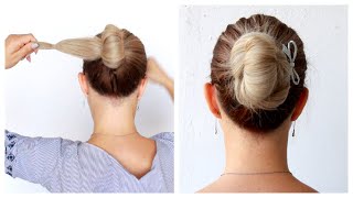 Perfect Messy Bun In Under 1 Minute Tutorial