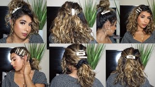 7 Heatless Hairstyles W/ Pearl Accessories | Bryana Jordyn