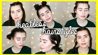 5 Quick & Easy Heatless Hairstyles For School