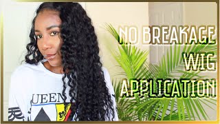 No Breakage Headband Wig Application | Ula Hair Review | Simply Subrena