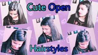 Easy Hairstyles | New Hairstyle For Girls | Hair Style Girl | Front  Open Hairstyle |