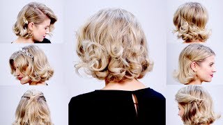 How To: Soft Retro Waves And 5 Ways To Accessorize Your Short Hair | Milabu