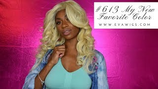 #613 Blonde Full Lace Closure Wig!!! Www.Evawigs.Com
