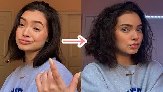 Heatless Wavy/Curly Short Hairstyle