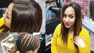 How To Do Full Sewin Weave | With A Lace Closure