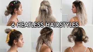 6 Easy Heatless Hairstyles For Back To School 2019