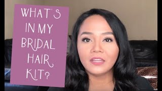 ⁉️What'S In My Bridal Hair Kit? | Pro Kit