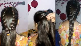 Quick Open Hairstyle For Wedding || Cute Hairstyle || Hair Style Girl || Teenagers Hairstyle