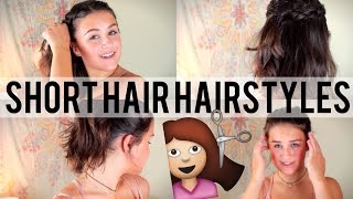 5 No Heat Hairstyles For Short Hair | Sara