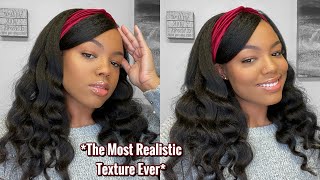 The Best Kinky Straight Wig | Natural Blowout Headband Wig | My Shiny Wigs