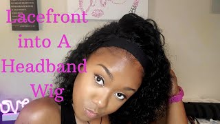 How To: Turn A Lacefront Into A Headband Wig