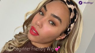 Easiest Blonde Wig Application Ever?! Trying The Niawigs Headband Wig