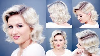 How To: Retro Finger Waves Short Hairstyles | Milabu