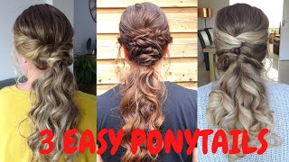 How To Do Easy Ponytail Hairstyles - Hair Tutorials