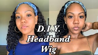 D.I.Y. Headband Wig! Throw On & Go