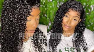Juicy Soft Fluffy Curly Lace Front Wig Install Ft. Julia Hair  | Petite-Sue Divinitii