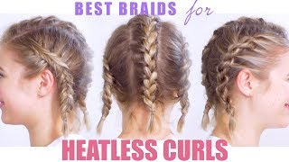Best Braids For Heatless Curls Or Waves | Milabu