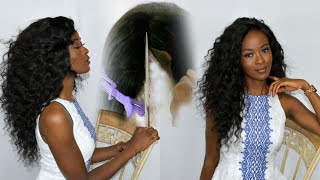 I Cut My Lace Closure To Save Money | Broke Girl Wig Hack | Ali Annabelle Brazilian Loose Wave Hair