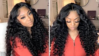26" Loose Deepwave| Lace Frontal Wig Install 2022| Vshow Hair
