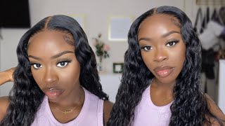 *Detailed* 6X6 Lace Closure Wig Install + Lace Melt | The Best Waterwave Hair Ft Upretty Hair