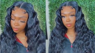 How To : Lace Closure Quick Weave | Fluffy Edges On Lace Closure | Curls W/ Crimp Iron | Ft.Beaufox
