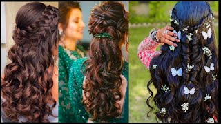 Latest Open Hair Style For Bride / Reception/Wedding Hairstyles|| Makeover Girl