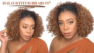 Outre Pre-Styled Synthetic Hd Lace Wig - Halo Stitch Braid 14 (13X2 Lace Frontal) --/Wigtypes.Com