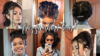 No Heat Hairstyles For Short, Frizzy, Wavy Lob Hair!