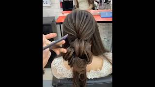 Princess Hairstyle For Long Hair Style Bridal  Wedding Hairstyles For Beginners Lovely Bride ❤️