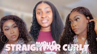 Versatile 2-In-1 Clean Hairline *Durable* Crystal Lace Wig | No Work Needed | Atina Hair
