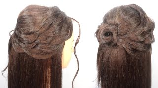 Wedding Hairstyles | Most Elegant | Super Easy Hairstyle | Hairstyles For Mehndi, Barat, Walima