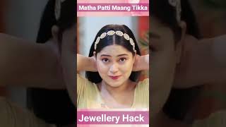 Diy Matha Patti Hairstyle Wedding Hairstyle #Shorts #Benaturalshorts #Rekhasharmashorts  #Beautyhack