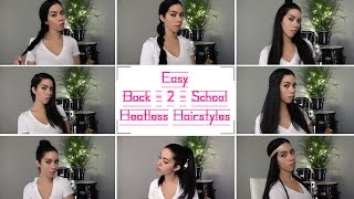 Heatless Hairstyles For Back To School
