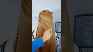 Eid Hairstyle Girls L Wedding Hairstyle For Girls Party Hairstyles L Braids Hairstyles 2022 #Shorts