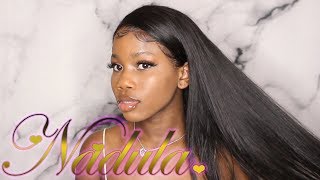 Silky Straight Lace Frontal Wig Ft. Nadula Hair