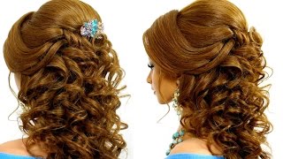 Romantic Wedding Hairstyle For Long Hair Tutorial
