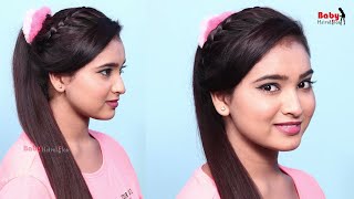 2 Easy Ponytail Hairstyles | Quick & Easy Girls Hairstyles | Stylish Hairstyle For Medium Hair Girls