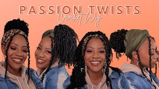 The Wig You Need To Diy |Passion Twist Crochet Wig |Headband Wig |25 Days Of Giveaways |The Ponpons