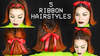 5 Ribbon Hairstyles For Short Hair