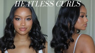 Hair Tutorial: Quick And Easy Heatless Curls For A Silk Press