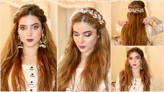 Wedding Hairstyles Part 2 | Long Hairstyles | Barat Walima Mehndi Hairstyles | Hair By Stk
