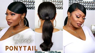 Durable*Crystal Scalp Lace| Sleek  Ponytail With 360 Lace Wig | Geniuswigs