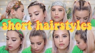 Easy Heatless Hairstyles- For Short Hair | Oliviagrace