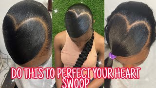 How To Do A Perfect Heart Swoop Ponytail