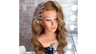 Hollywood Waves | Bridal Hair Tutorial | Hair Extensions | Maria Licari Beauty