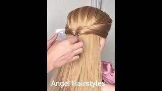 New Easy Hairstyles Bridal Hairstyle Wedding Hairstyles #Shorts