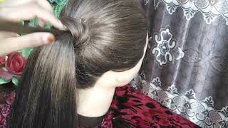Easy And Stylish Hairstyles | 3 Easy Ponytail Hairstyles | Fashion With Sarish