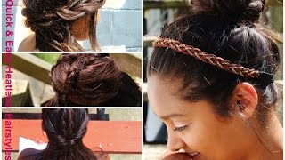 Quick And Easy Heatless Hairstyles: Back To School Hairstyles