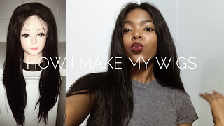 How To Make Lace Closure Wig (Beginner Friendly) | South African Youtuber